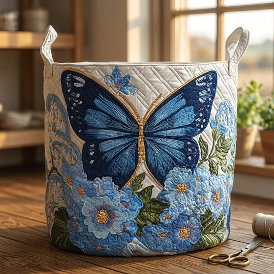 Quilted storage basket