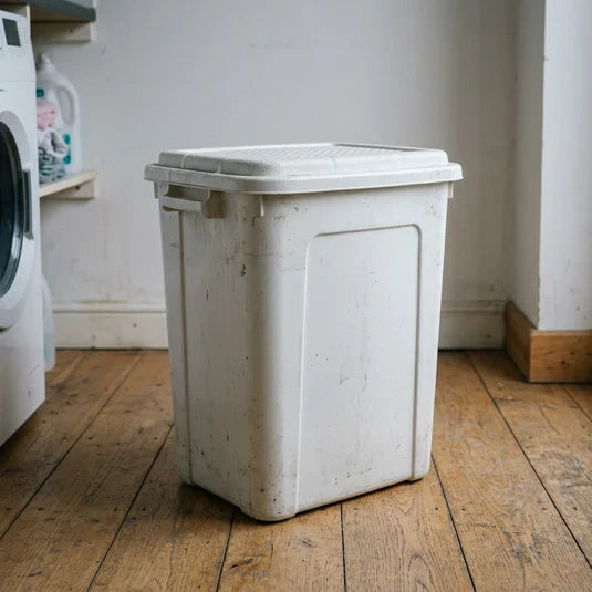 Plastic storage bin